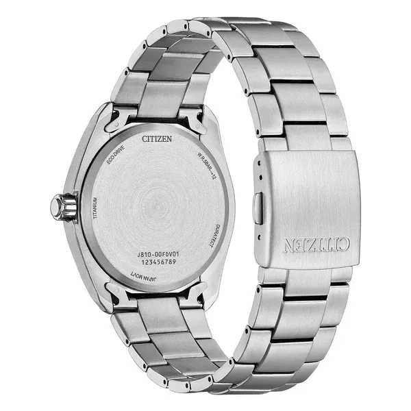 Citizen supertitanio26 verde cinturino titanio grigio aw1900 50x lato 2