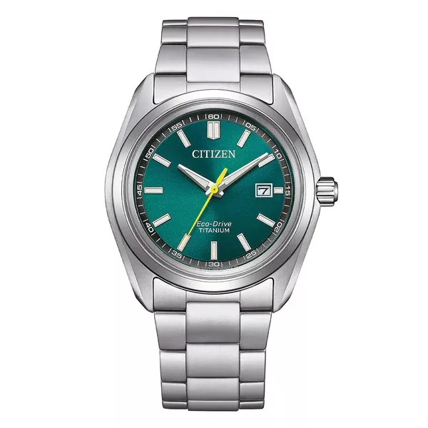 Citizen supertitanio26 verde cinturino titanio grigio aw1900 50x