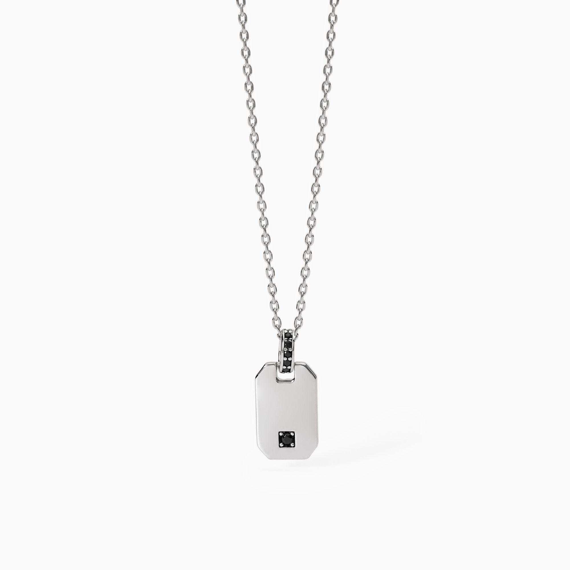 Collana argento Mabina uomo 553679