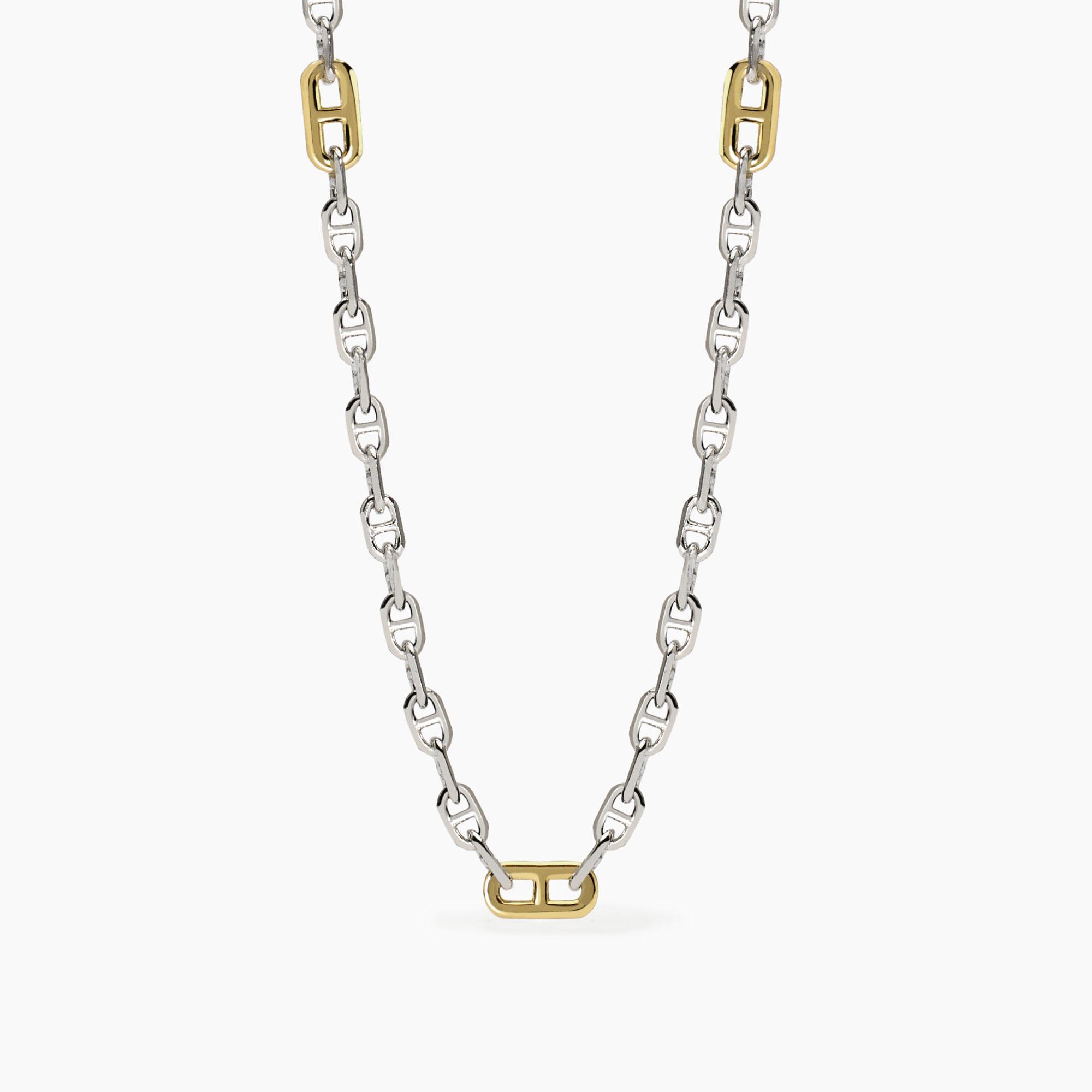 Collana argento Mabina uomo 553766
