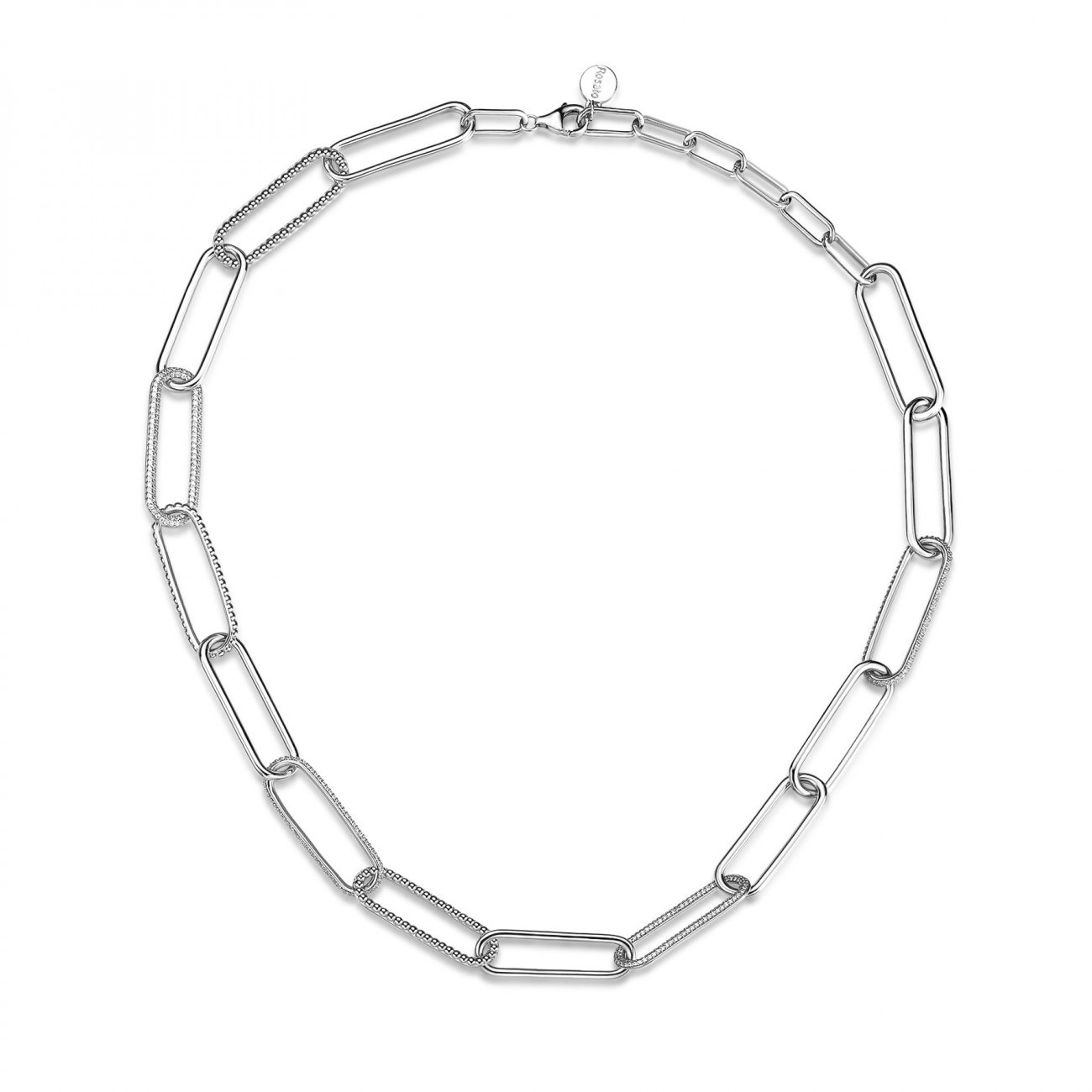 Collana argento gioielli rosato RZBI06