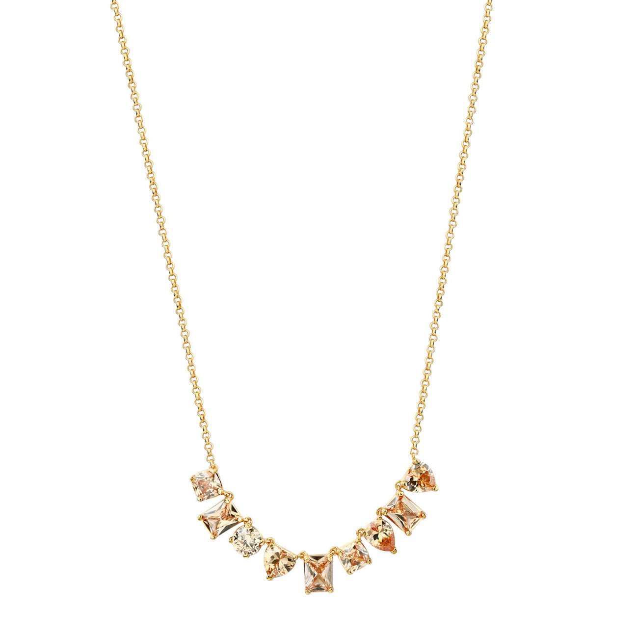 Collana argento rosato RZGE03