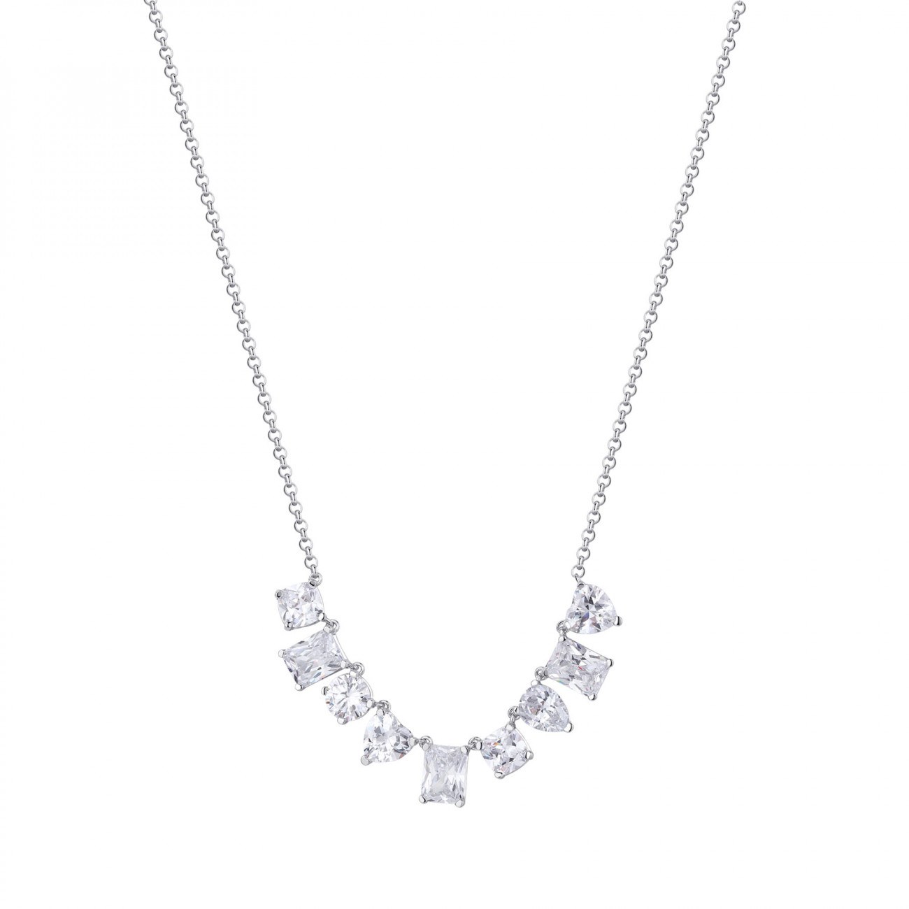 Collana argento rosato RZGE04