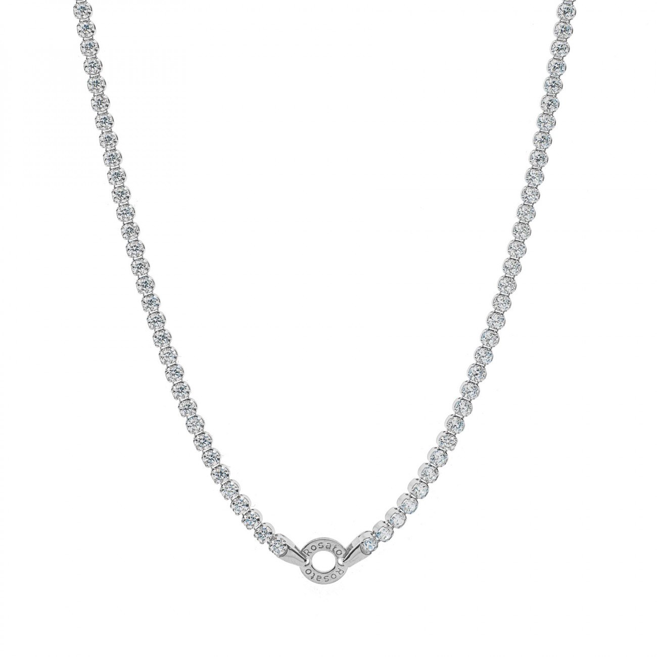 Collana argento rosato donna RZC052