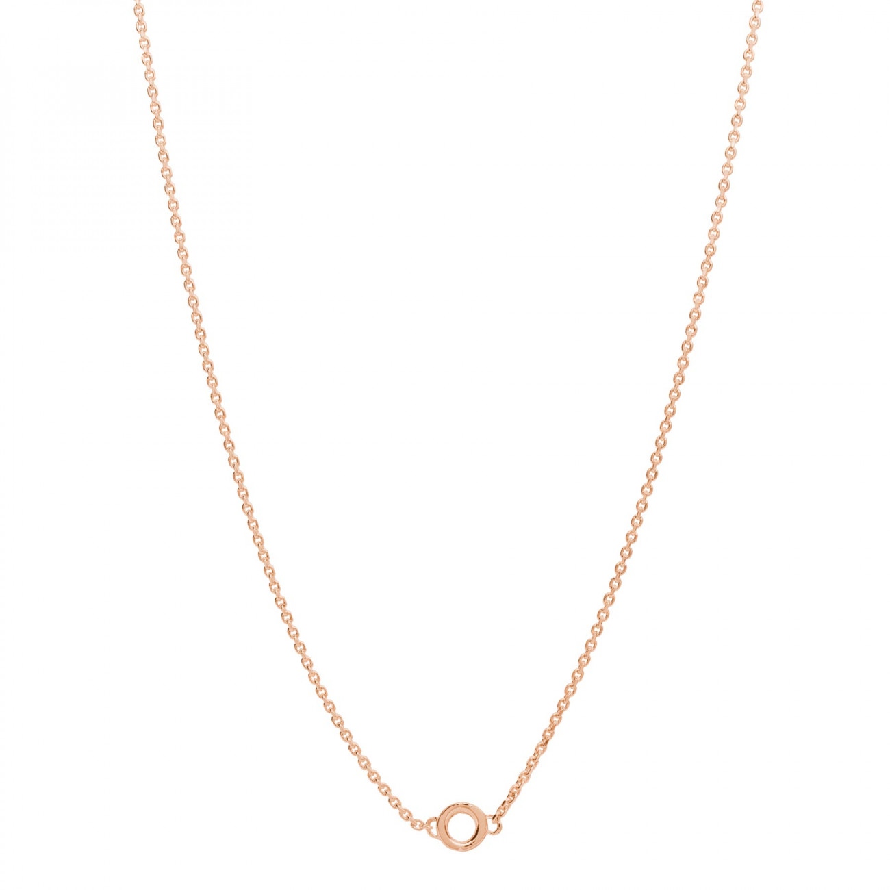 Collana argento rosato rzc006