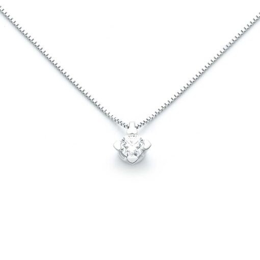 Collana oro bianco Miluna CLD4125