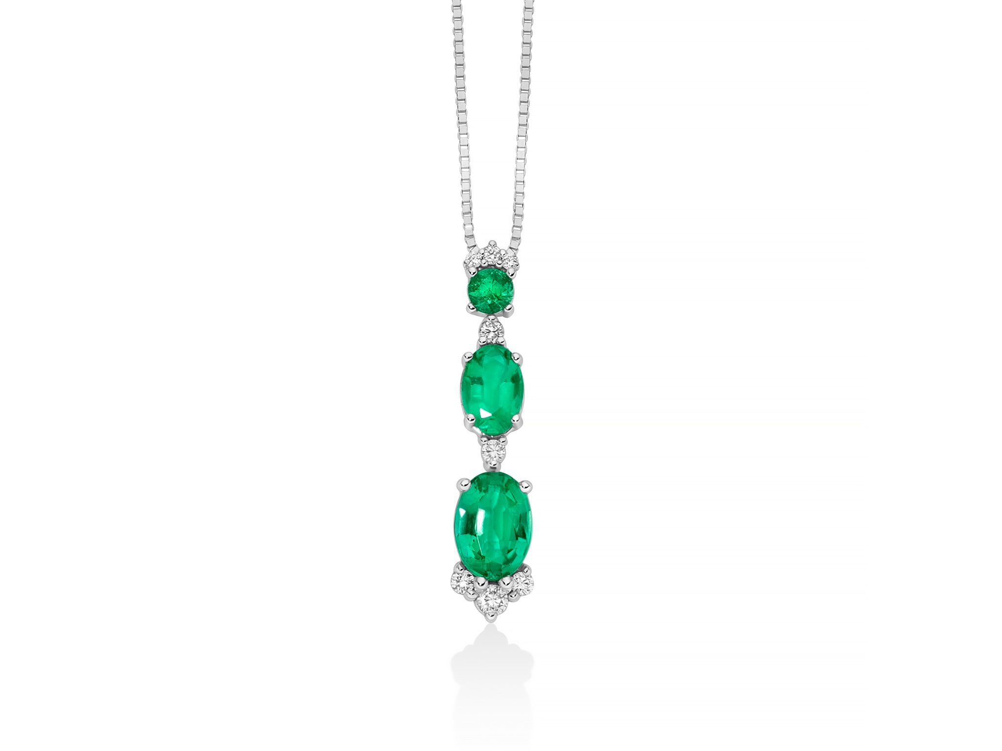 Collana oro smeraldi Miluna CLD5364