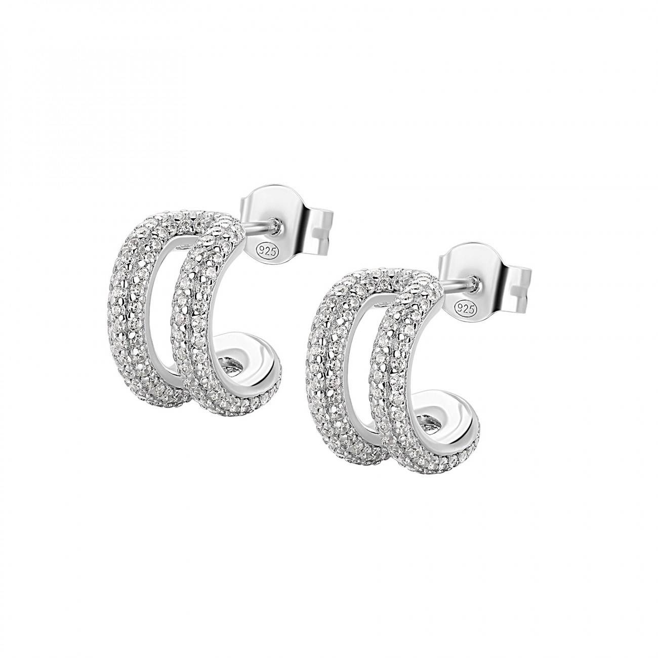 Orecchini argento Rosato RZBI72