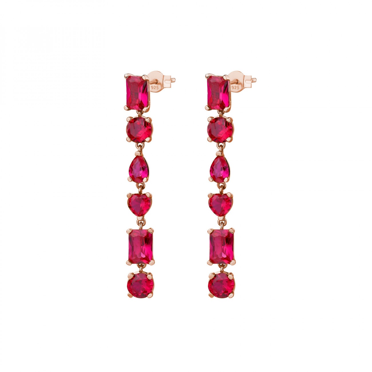 Orecchini argento Rosato RZGE22
