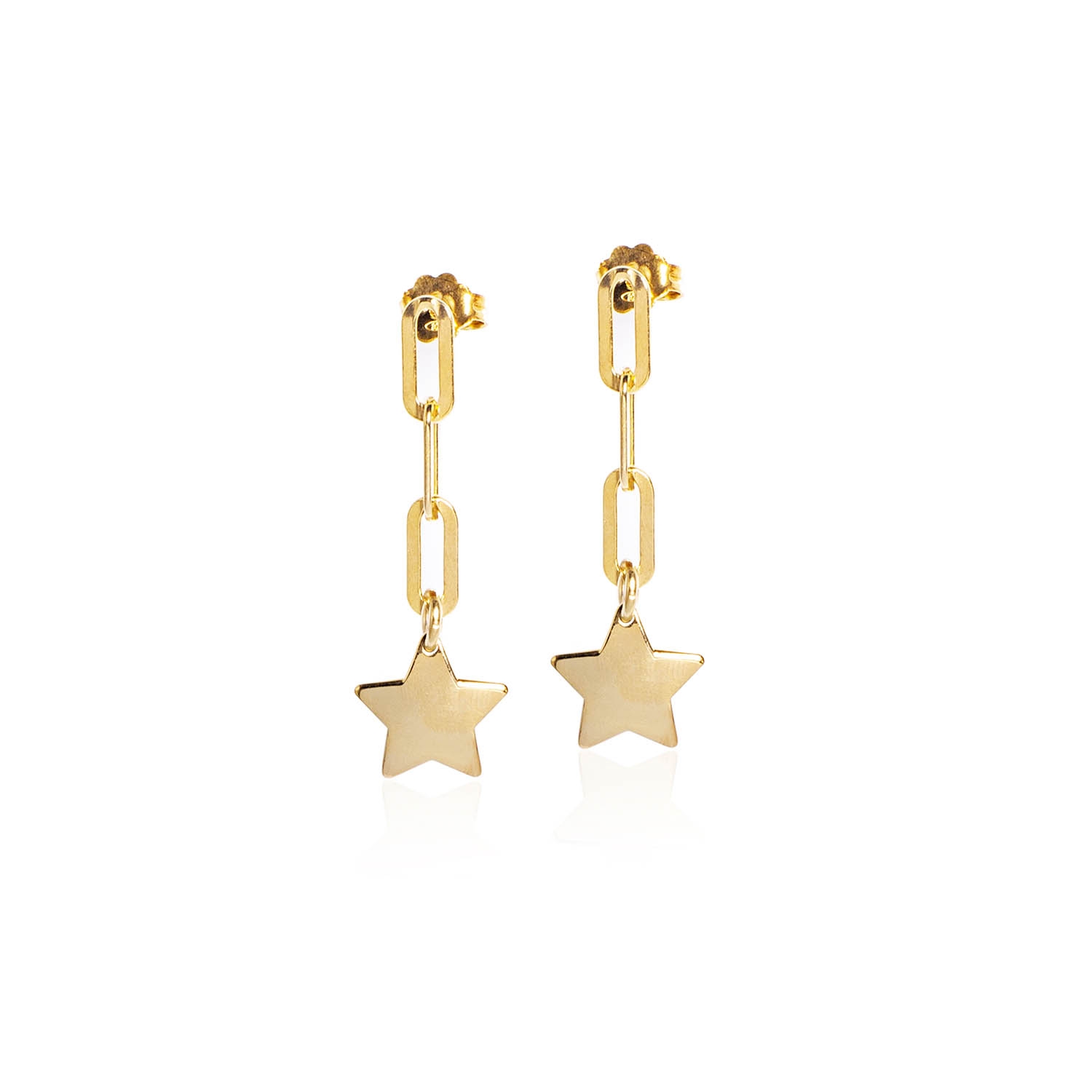 Orecchini argento dorato jackco JCE1072