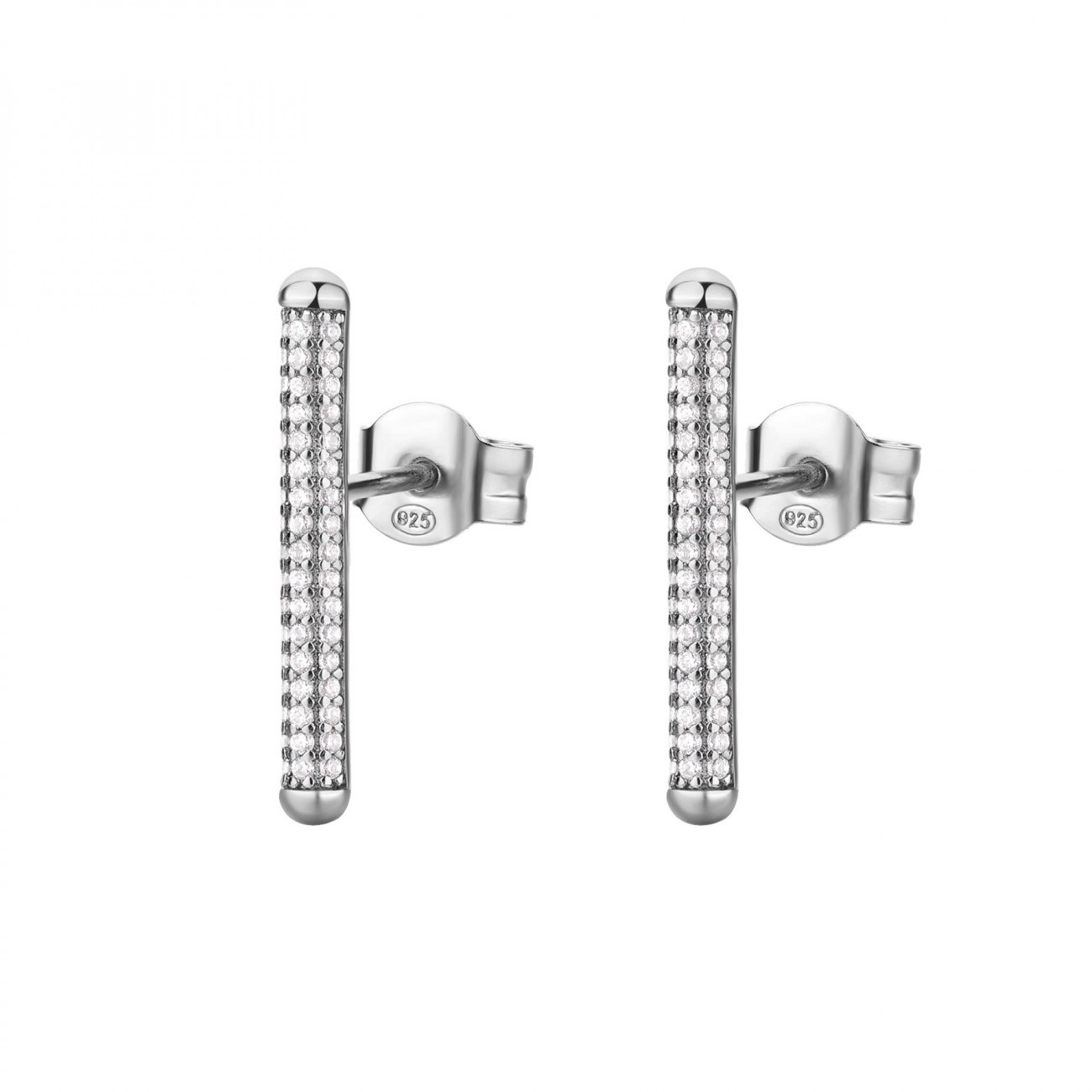 Orecchini argento rosato RZBI44