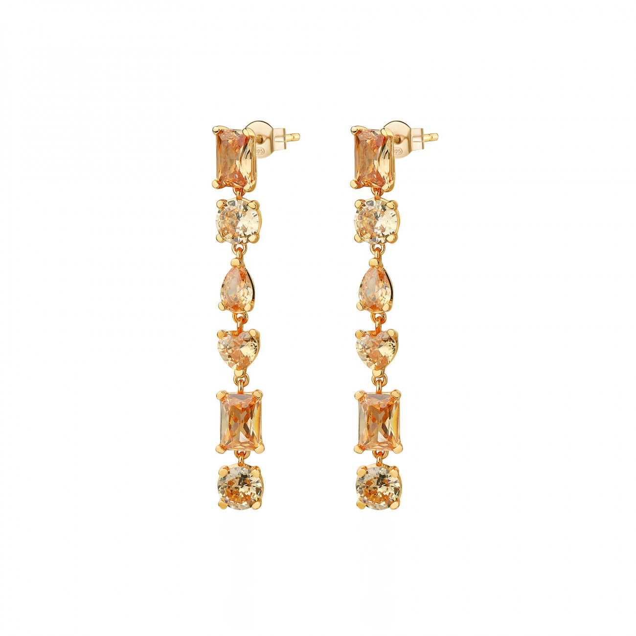 Orecchini argento rosato RZGE23