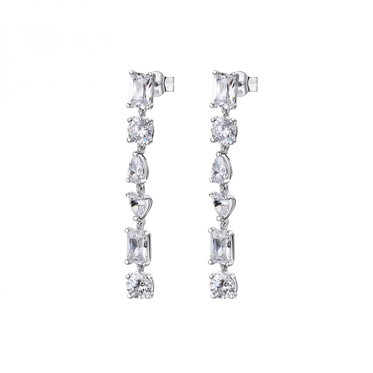 Orecchini argento rosato RZGE27