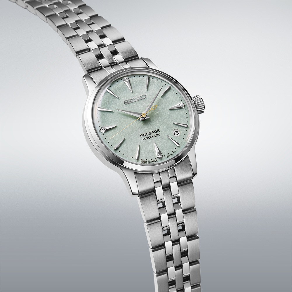 Orologio automatico 3 sfere presage cocktail frozen verde donna