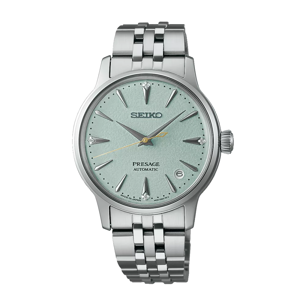 Orologio automatico 3 sfere presage cocktail frozen verde donna