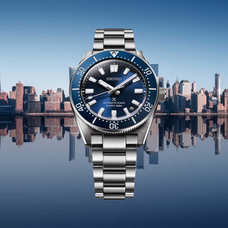 Orologio automatico prospex diver 300m quadrante blu 1