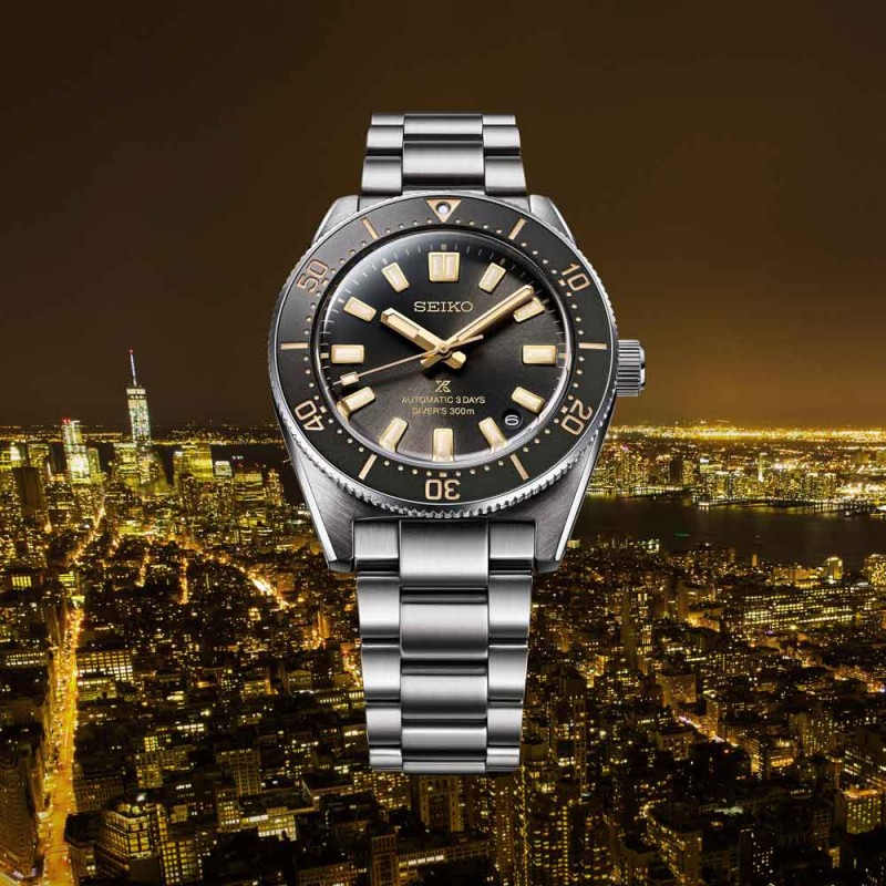 Orologio automatico prospex diver 300m quadrante grigio