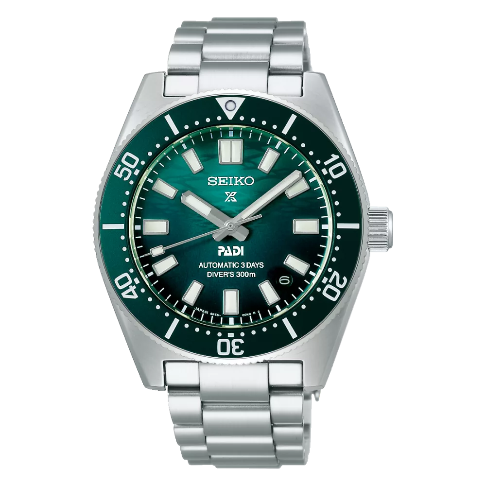 Orologio automatico prospex diver 300m quadrante verde edizione speciale padi