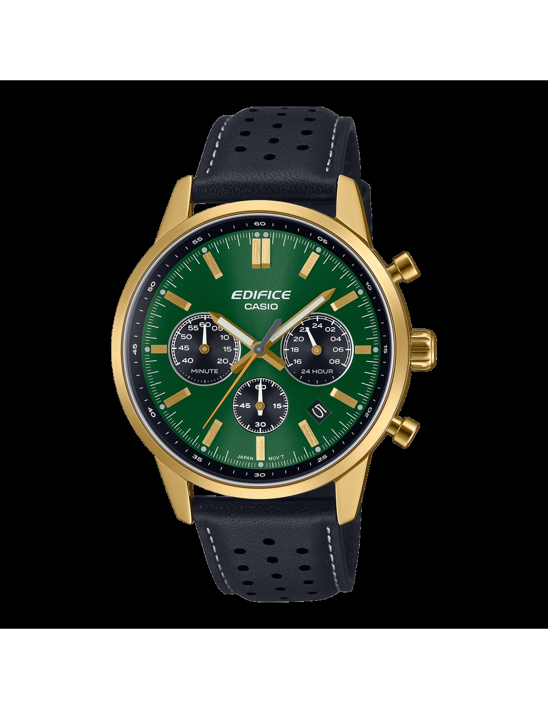 Orologio casio edifice chronograph standard efr 575cl 3aef green