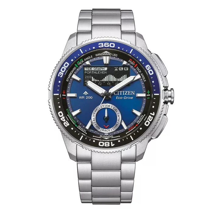 Orologio citizen promaster wavetracker blu cinturino acciaio jv3006 50l 700x