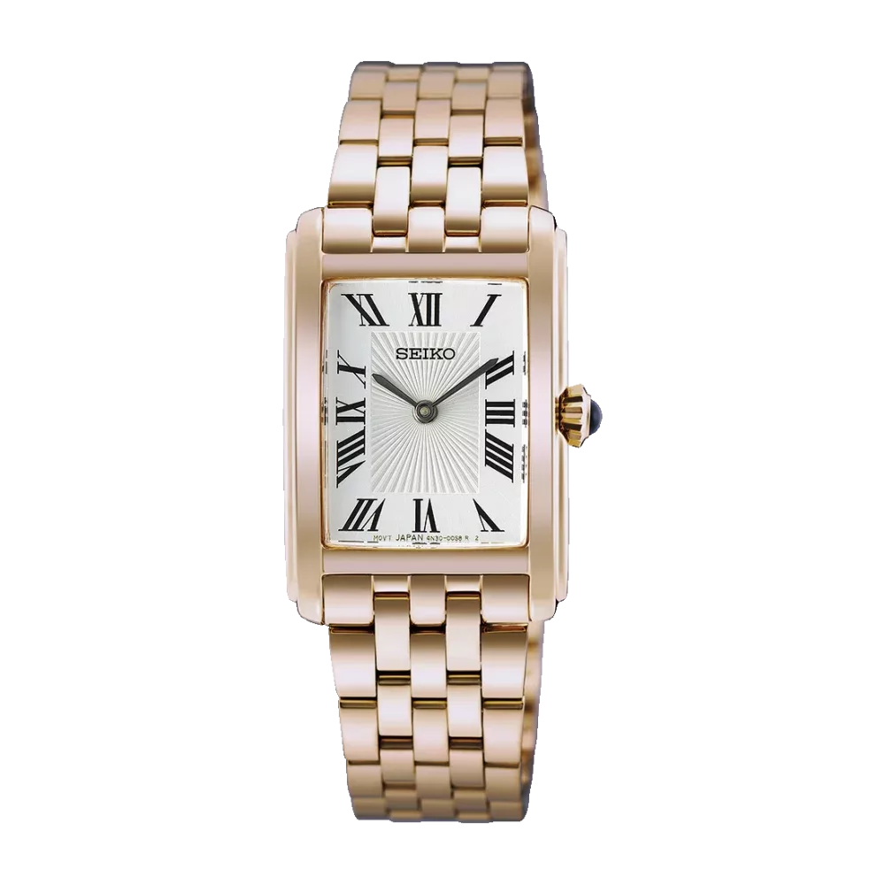 Orologio classic donna quarzo pi dorato quadrante forma cassa