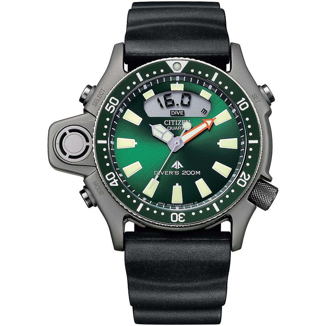 Orologio cronografo uomo citizen promaster jp2007 17x