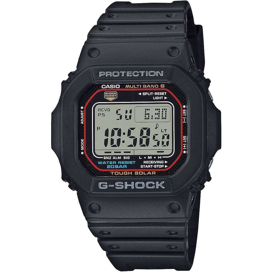 Orologio g shock 5600 face nero digitale uomo gw m5610u 1er