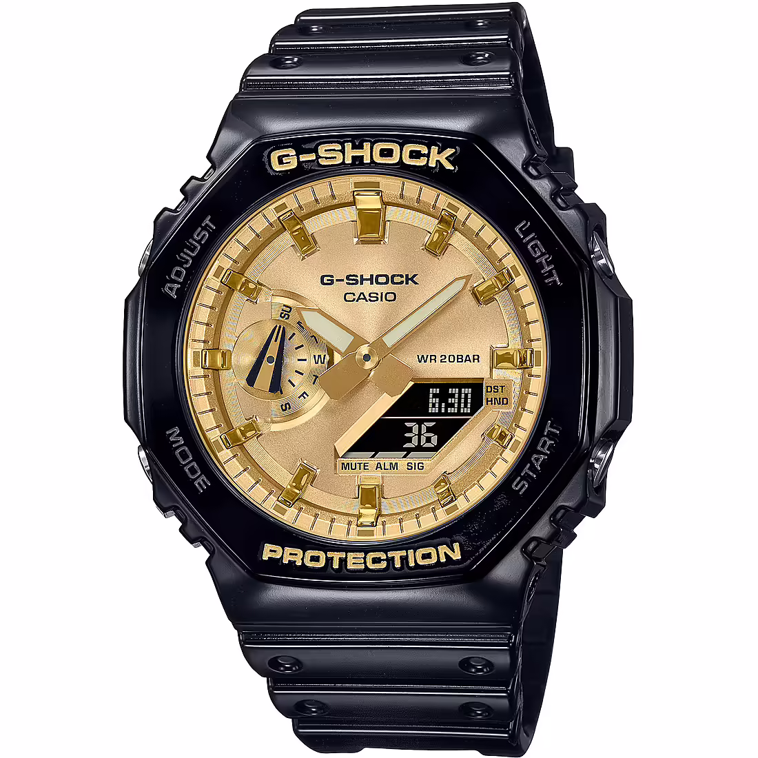 Orologio g shock nero digitale uomo ga 2100gb 1aer