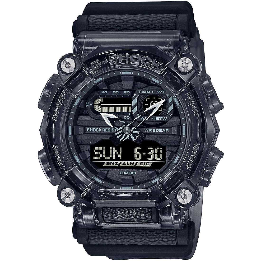 Orologio multifunzione uomo casio g shock skeleton ga 900ske 8aer