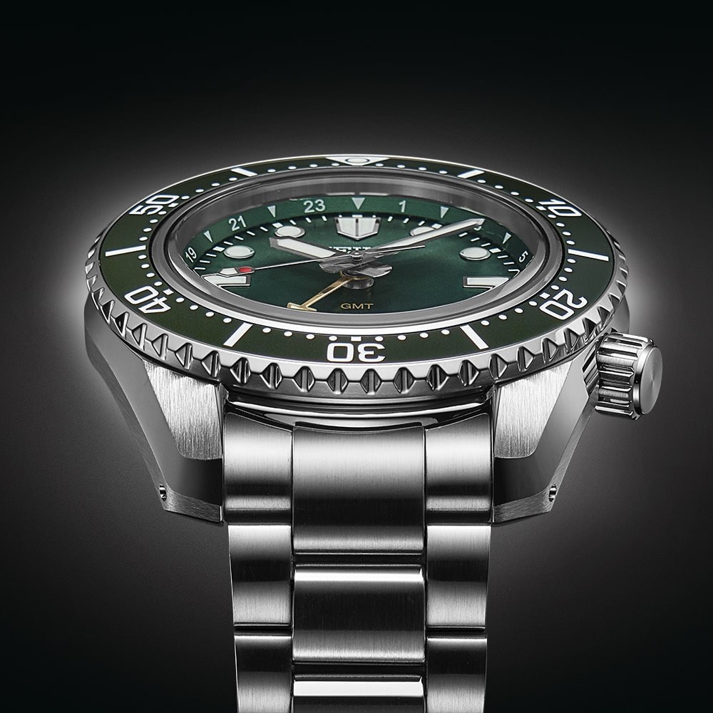 Orologio prospex automatico gmt quadrante verde 1