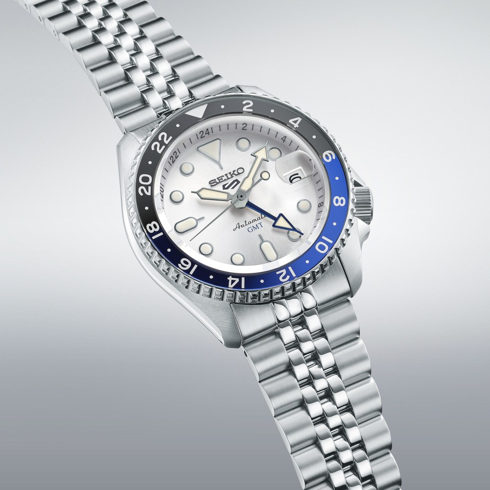 Orologio seiko 5 sports skx gmt quadrante bianco