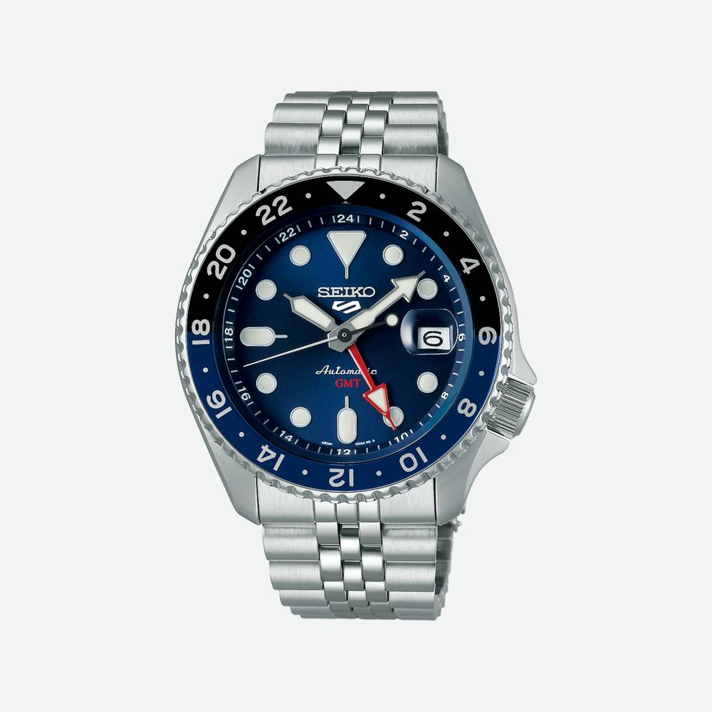 Orologio seiko 5 sports skx gmt quadrante blu