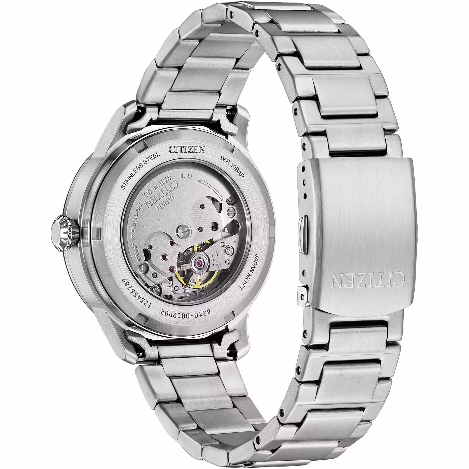 Orologio solo tempo uomo citizen meccanico aviator nj0190 51x