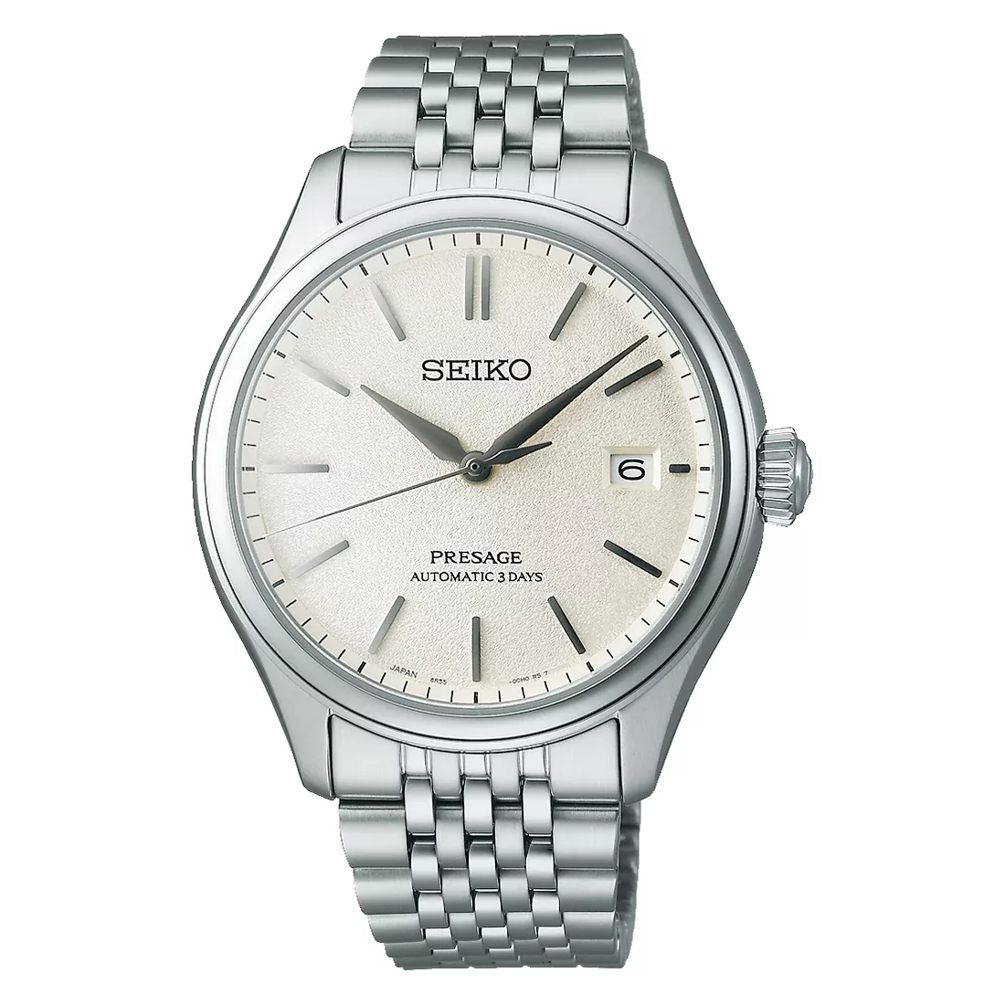 Orologio uomo seiko presage SPB463 J1 classic bianco seta shiroiro
