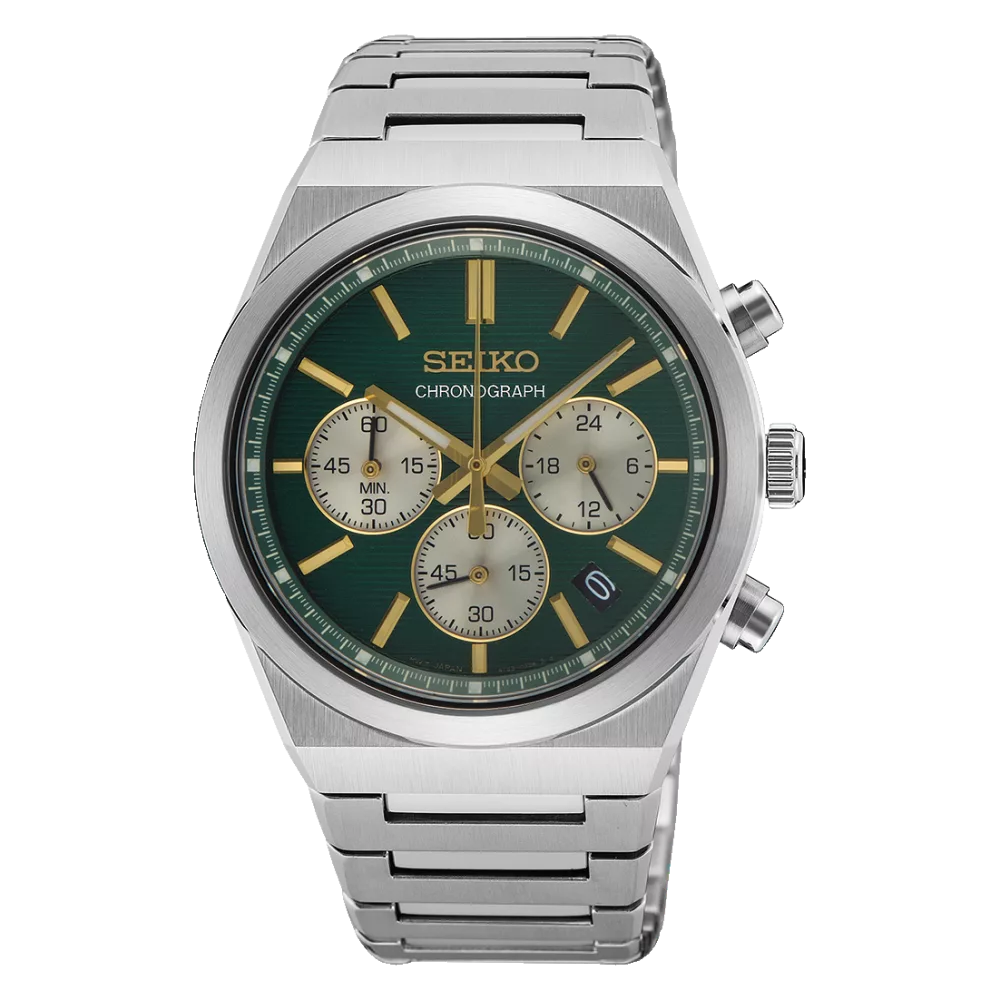 Orologio uomo sportivo acciaio inox cronografo quarzo