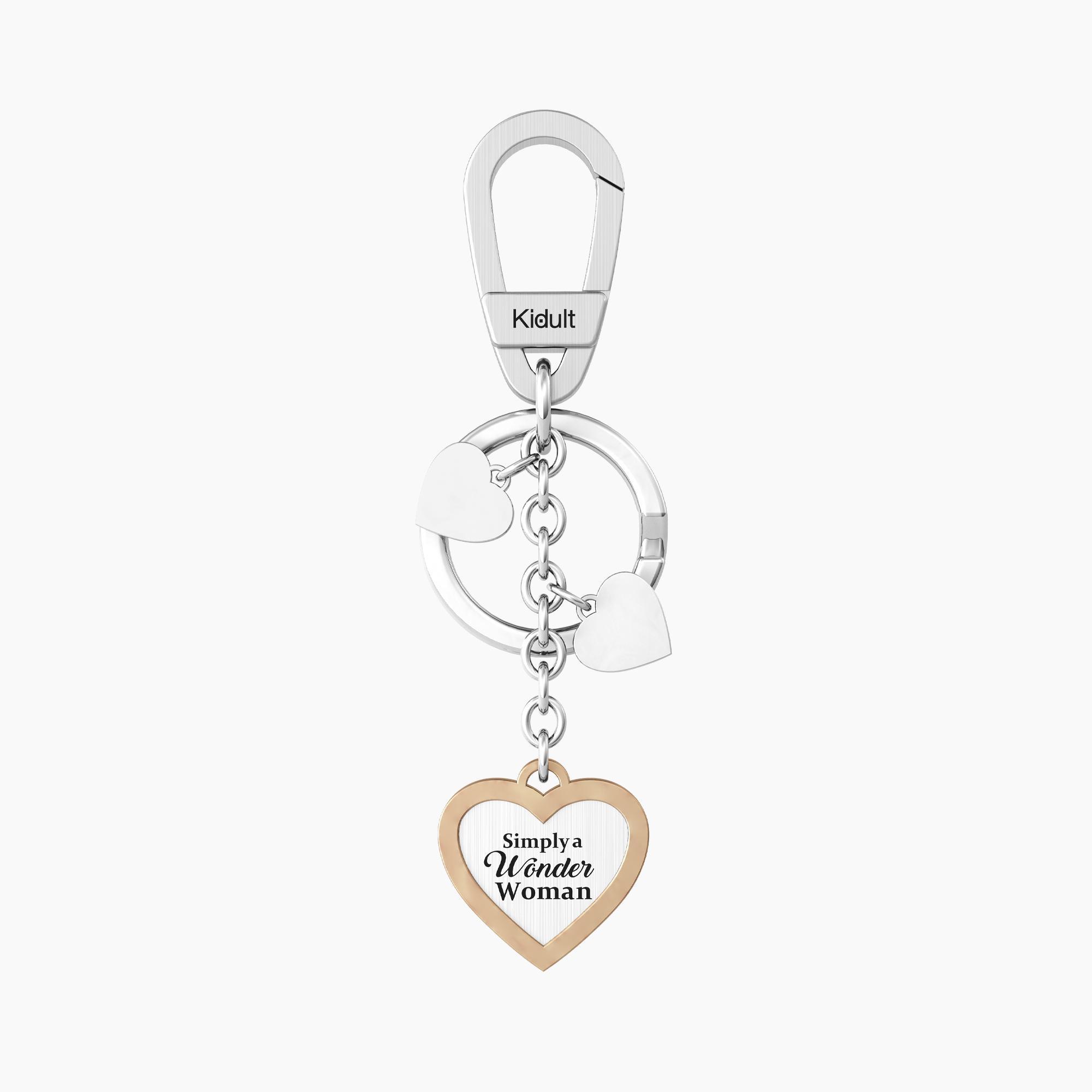Portachiavi acciaio kidul love 781009