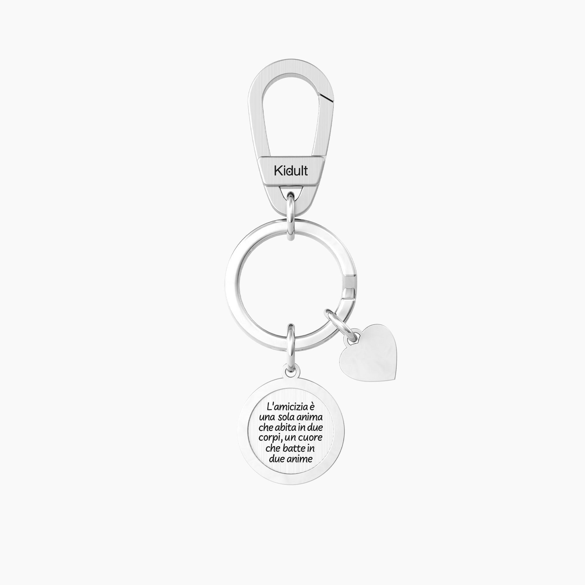 Portachiavi acciaio kidult love 781014